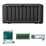 Track Stock of Synology 128TB DiskStation DS1825+ 8-Bay NAS Enclosure Kit with Dual Internal SSDs and RAM