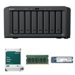 Track Stock of Synology 128TB DiskStation DS1825+ 8-Bay NAS Enclosure Kit with Internal SSD and RAM Expan