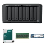 Track Stock of Synology 96TB DiskStation DS1825+ 8-Bay NAS Enclosure Kit with Internal SSD and RAM Expans
