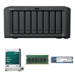 Track Stock of Synology 64TB DiskStation DS1825+ 8-Bay NAS Enclosure Kit with Internal SSD and RAM Expans
