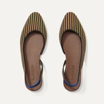 Track Stock of Rothy's The Almond Slingback - Butterscotch Stripe - 5.5