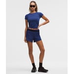Track Stock of Hotty Hot High-Rise Lined Short 4" - Clubhouse Blue - 2