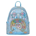 Track Stock of Loungefly Stained Glass Cinderella Mini-Backpack