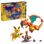 Track Stock of LEGO Pokémon SMART Play: Charizard vs. Jolteon Ultimate Battle 72167