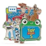 Track Stock of Toy Story 5 Cast and Logo Pin - Limited Release