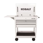 Track Stock of Kobalt 4-Drawer Steel Rolling Tool Cabinet (White)