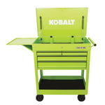 Track Stock of Kobalt 4-Drawer Steel Rolling Tool Cabinet (Yellow)