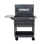 Track Stock of Kobalt 4-Drawer Steel Rolling Tool Cabinet (Gray)