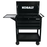 Track Stock of Kobalt 4-Drawer Steel Rolling Tool Cabinet (Black)