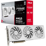 Track Stock of ASUS Radeon RX 9070 XT Prime OC White Graphics Card - White