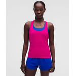 Track Stock of Swiftly Tech Racerback Tank Top 2.0 *Waist Length - Pink Flare/Pink Flare - 0