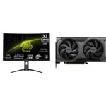Track Stock of MSI 32" UHD 4K 160Hz Full HD 320Hz FreeSync Premium 0.5ms HDR400 DCI-P3 97% USB-C AI Visio