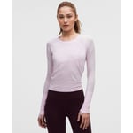 Track Stock of Swiftly Tech Long-Sleeve Shirt 2.0 *Waist Length - Blissful Pink/Blissful Pink - 18