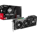 Track Stock of ASRock Radeon RX 9070 GRE Steel Legend Dark 12GB OC, AMD RDNA 4, 12GB GDDR6, PCIe 5.0, 3X