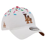 Track Stock of Los Angeles Dodgers New Era Unisex Sprinkle 9TWENTY Adjustable Hat - White
