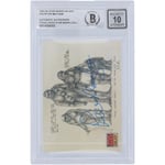 Track Stock of Peter Mayhew Star Wars Autographed 1993-95 Topps Galaxy #19 BGS Authenticated 10 Card
