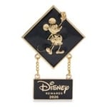 Track Stock of Mickey Mouse Dangler Pin - Disney Rewards 2026 - Disney Visa Cardmember Exclusive - Limite