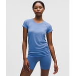 Track Stock of Swiftly Tech Short-Sleeve Shirt 2.0 *Hip Length - Prep Blue/Prep Blue - 8
