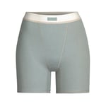 Track Stock of Skims Cotton Rib Boxer - Mineral - M