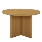 Track Stock of Better Homes & Gardens Lillian Fluted Round Expandable Dining Table - Pine