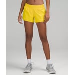 Track Stock of Lululemon Hotty Hot Low-Rise Lined Short 4"