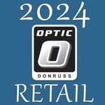 Track Stock of 2024 Donruss Optic Football Trading Card Retail Box