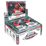 Track Stock of 2024 Topps Chrome Baseball Hobby Jumbo Box