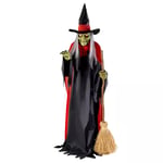 Track Stock of 7 ft. Animated LED Spellcasting Witch