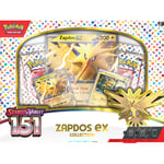 Track Stock of Pokemon Scarlet & Violet 3.5 Pokemon 151 Zapdos Ex Box