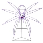 Track Stock of 5.5 ft. LED Spider Silhouette by Home Depot
