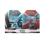 Track Stock of Pokemon Vaporeon Umbreon Tin Bundle