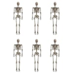 Track Stock of 6-Pack 5 ft. Poseable LED Pitted Skeleton by Home Depot