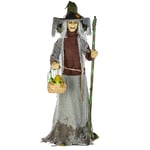 Track Stock of 7 ft. Animated Lethal Lily Witch by Home Depot