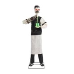 Track Stock of 6 ft. Animated Dean Deathologist by Home Depot