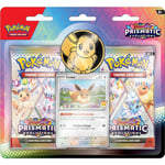 Track Stock of Pokemon Prismatic Evolutions Blister Two Pack