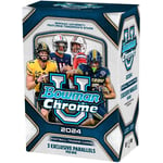 Track Stock of 2024 Bowman University Chrome Football Blaster Box