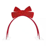 Track Stock of 9.5 ft. Giant-Sized Twinkling LED Red Bow