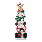Track Stock of 3.5 ft. LED Stacked Holiday Porch Greeter