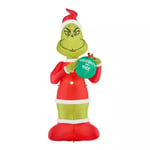 Track Stock of 20 ft. Giant-Sized LED Grinch in Santa Suit