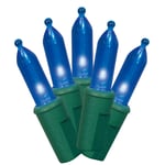 Track Stock of 100-Count Blue LED Mini Christmas Lights w/ Green Wire