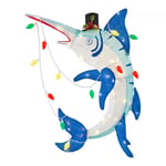 Track Stock of 3 ft. LED Marlin Holiday Yard Decoration Y52