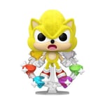Track Stock of Funko POP! Plus: Super Sonic with Emeralds Figure