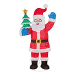 Track Stock of 8 ft. Yuletide Lane Giant-Sized LED Collapsible Santa