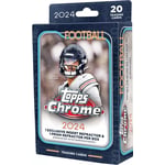 Track Stock of 2024 Topps CHROME Football Hanger Pack