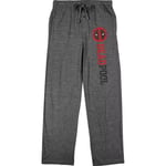 Track Stock of Marvel Universe Deadpool Logo Sleep Pajama Pants