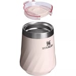 Track Stock of Stanley : Stainless Steel Swirl Wine Tumbler - Rose Quartz Gloss