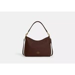 Track Stock of Coach Laurel Shoulder Bag - Pebbled leather/Gold/Maple