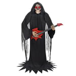 Track Stock of Haunted Living 6.1-ft Musical Reaper Animatronic