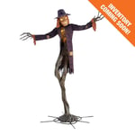 Track Stock of 15 ft. Gruesome Grounds Giant-Sized Animated Worricrow