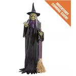 Track Stock of Gruesome Grounds Animated LED Spellcasting Witch